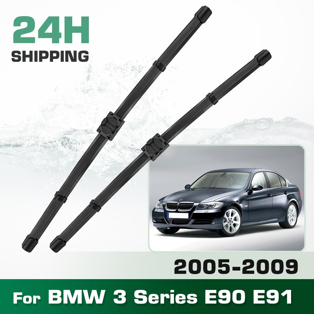 Pro BMW řady 3 E90 E91 2005-2009 2006 2007 2008 Stěrač Přední stěrače Čelní sklo Okno Kartáč 24"+19"
