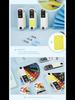 Aquarellfarben-Set für Anfänger – Master 10502, feste Gouachefarbe im fächerförmigen Set für Kunstkünstler