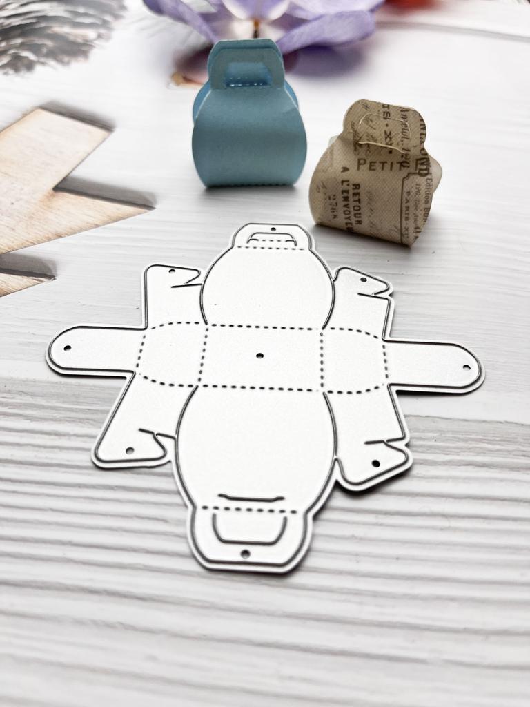 Metal Cuts Stamp Embossing Stencil Box Cutting Dies for Card Making Scrapbooking Paper Craft Album Stamps DIY Circular Decoratio