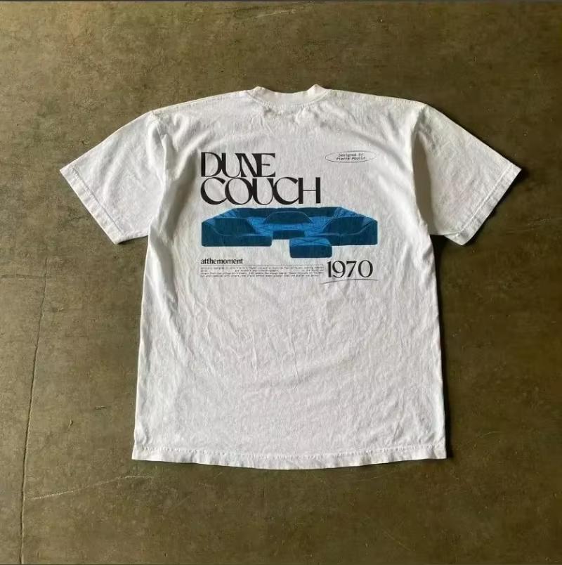 2025 Summer Retro Harajuku Fashion Tee Women Cotton T-shirt Y2K Loose Street Letter Unisex Printing Short Sleeve Casual T-shirt