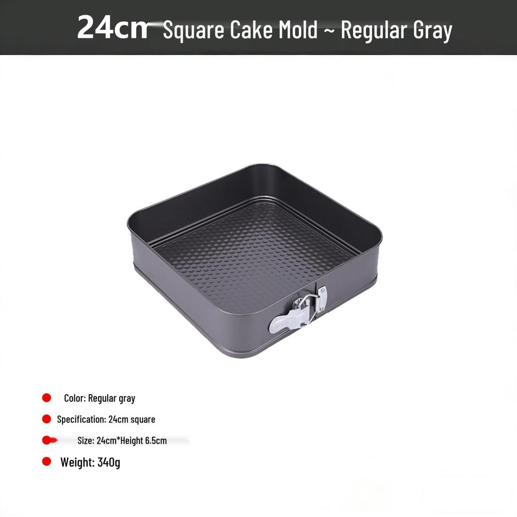 Chiffon Cake Mold Set - Household Removable Bottom, Non-Stick, High Temp Resistant, Easy Demolding Baking Pans.
