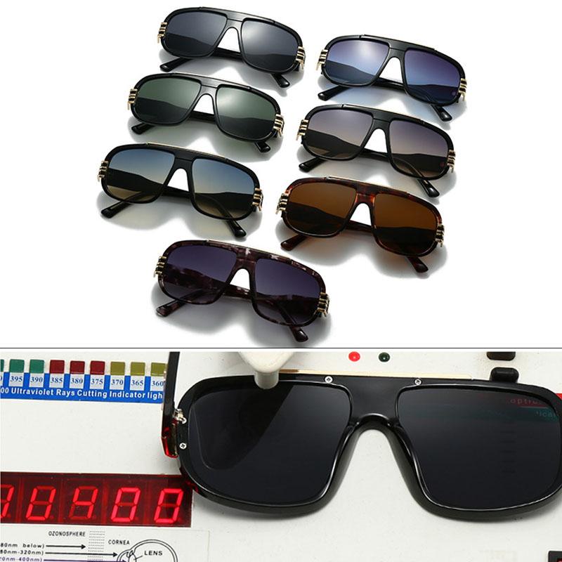 Oversized Vintage Pilot Sunglasses Big Frame Women Men Luxury Designer Sun Glasses Punk Metal Rivet Shades