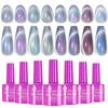 Manicure Polar Day Crystal Cat's Eye Dazzling Illusion Gemstone Cat's Eye Nail Polish
