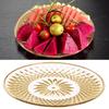 15/20/25cm Acrylic Fruit Plates Salad Dessert Plate Cupcake Display Stand Cookie Platter Household Candy Nut Serving Plate