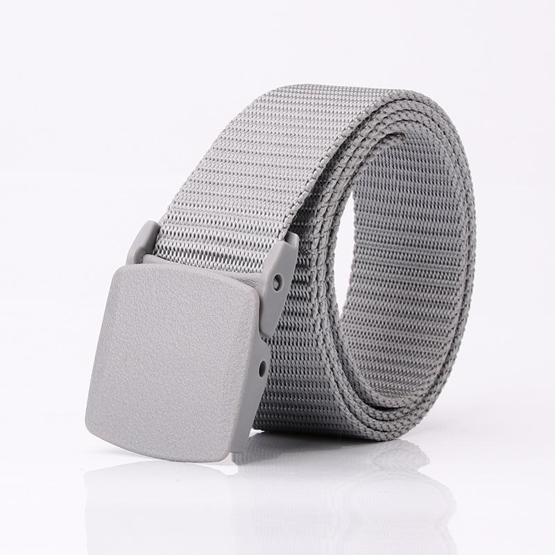 New Outdoor Tactical Sports Belts, Men's and Women's Canvas Belts, High-quality Quick-drying Plastic Buckle Versatile Belts