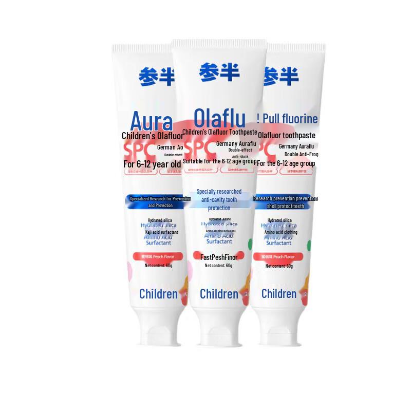 Semiblend Kids Olaflur Toothpaste - Peach Flavor