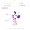 Creative Cartoon Rainbow Horse Unicorn Keychain Female Cute Ins Key Chain Student Schoolbag Pendant Small Gift