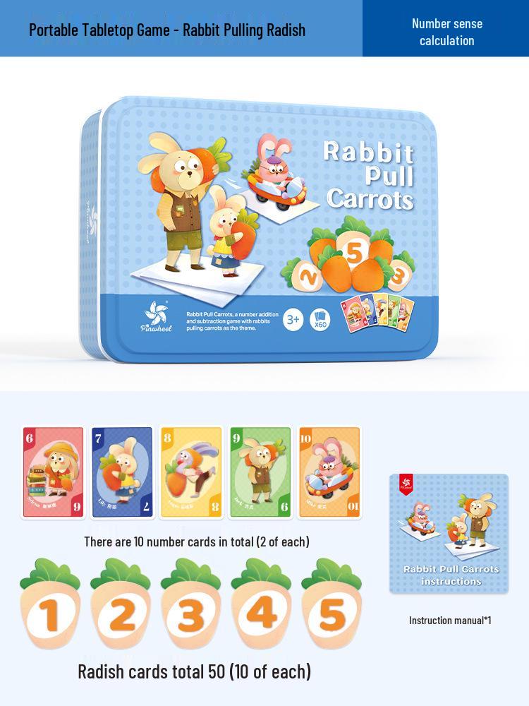 Montessori-Inspired Educational Board Games for Kids: Number Sense & Concentration