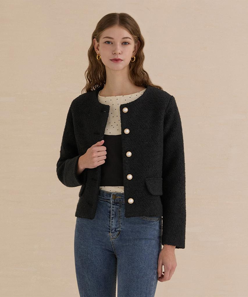 Soup Pearl Button Tumble Jacket (Saajkf1)