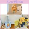 Butter Bear Plush Tote Bag With Zipper Closure For Daily Use