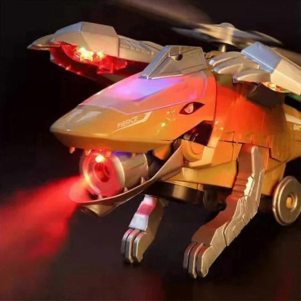 Bestseller New Upgraded Air Force Helicopter Toy for Kids - Bump and Go Action with 3D Lights, Multicolor