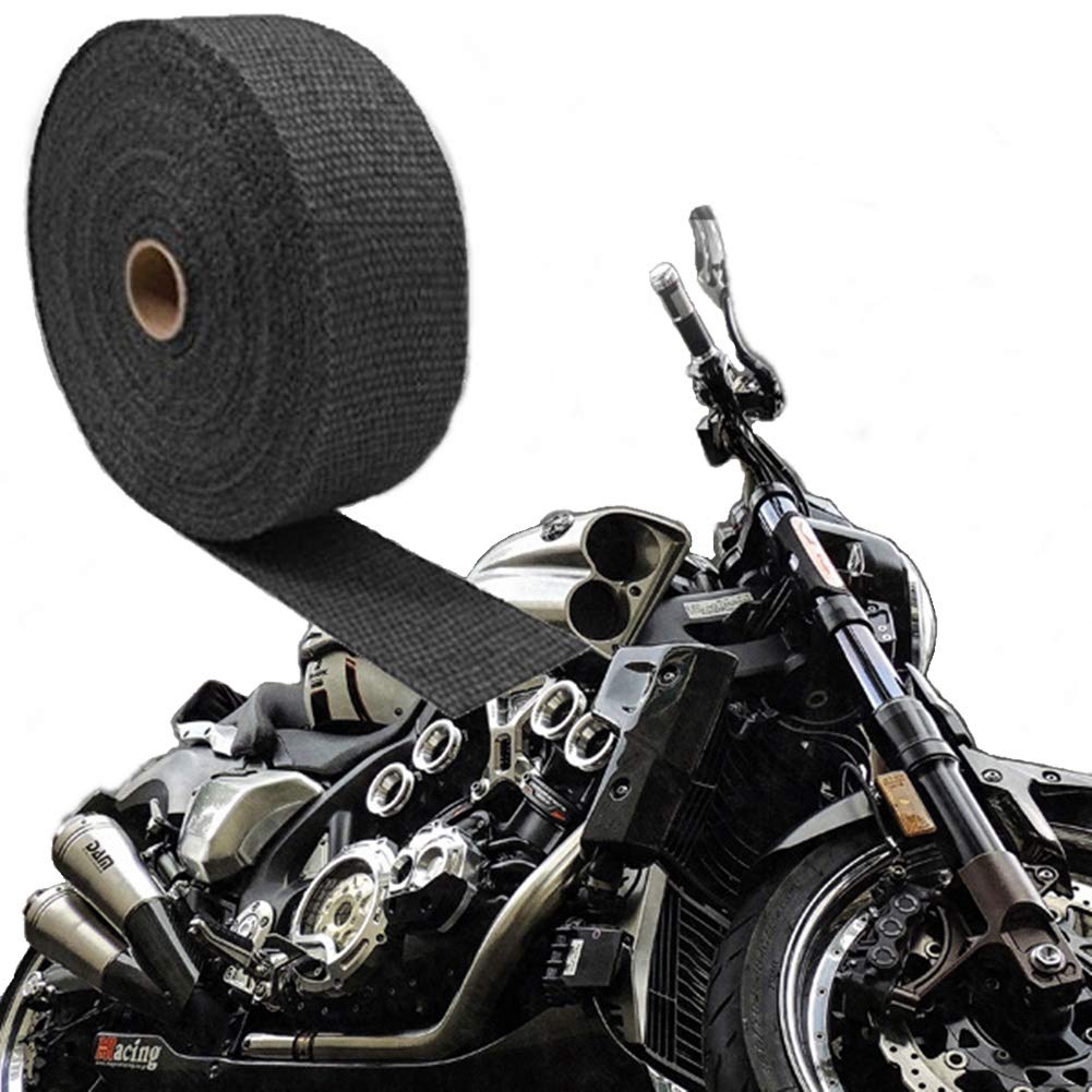 

ShopXJ Motorcycle Muffler Heat Resistant Cloth Thermal Insulated Vantage Guard Ceramic Fiber (20m)