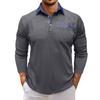 Men's Spring Solid Color Long Sleeve Lapel Shirt Men's Casual Fashion Shirt