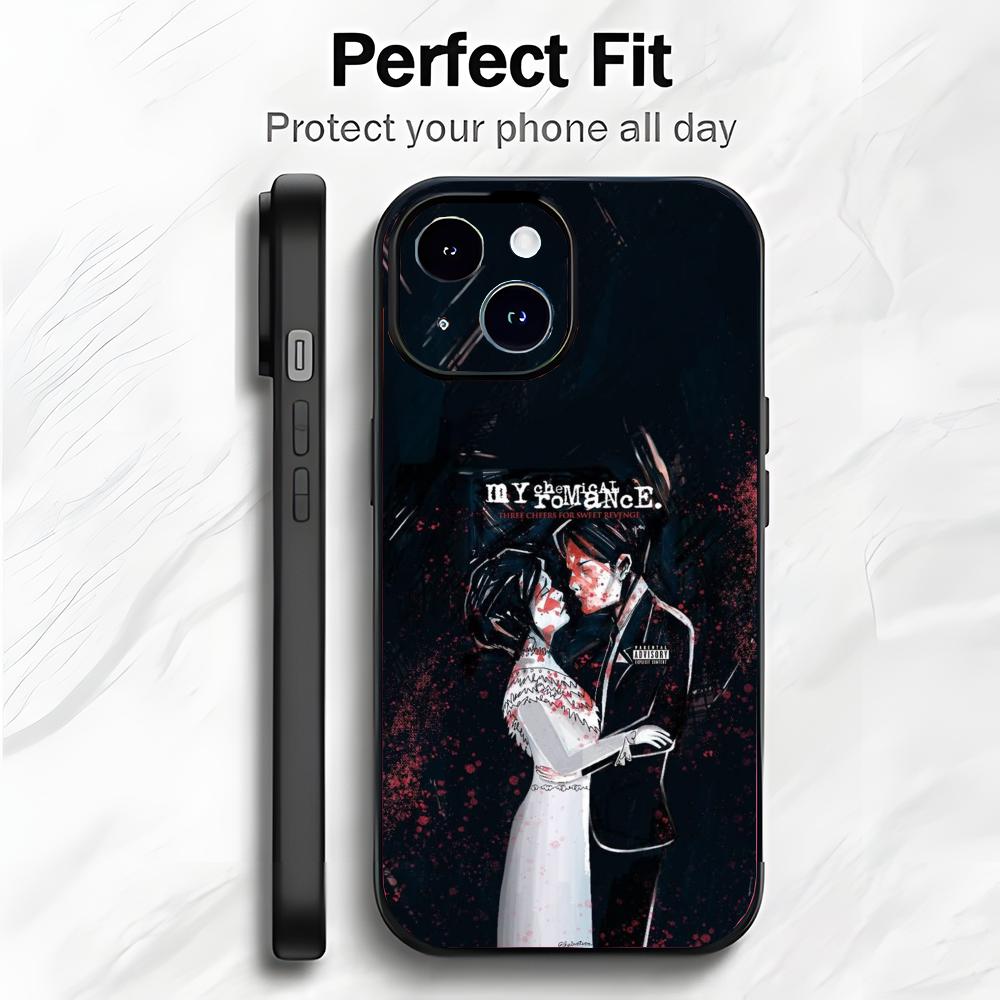 Emo Rock Legends M-My Chemical Romance Phone Case Phone Case Soft Packaging Lightweight For iPhone17 16 15 14 13ProMax