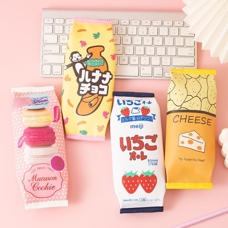 Creative Simulation Snack Pencil Case School Pencil Bag Cute Pen Case Boy Student Pen Bag Kid Stationery Bag Fun Storage Bag
