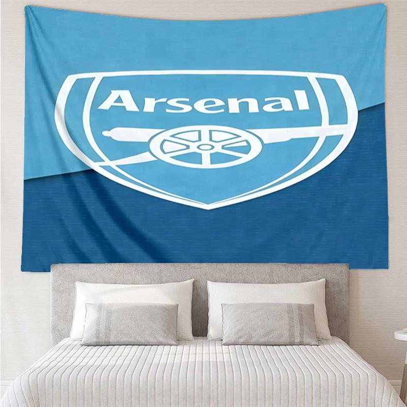 Arsenal Football Club Crest Tapestry Hanging for Bedroom,Livingroom, Playroom,Decor Art Room Wall Tapestry Holiday and Birthday Gifts