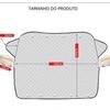 Winter Car Windshield Cover - Thickened Anti-Frost & Anti-Freeze, Sunshade & Anti-Snow Block with Magnet Suction