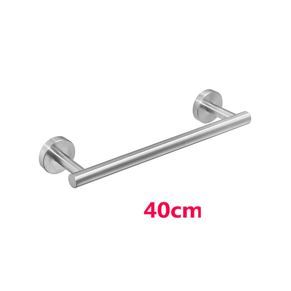 High Quality 304 Stainless Steel Bathroom Accessory,single Towel Bar,Towel Rail, Towel Holder Black Brush Gold