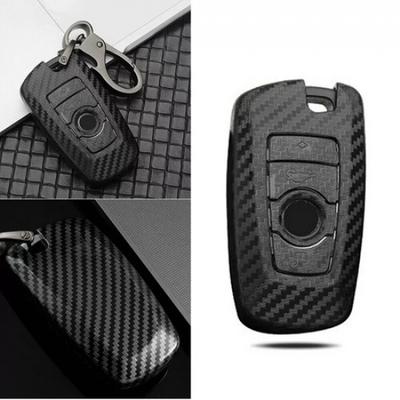 Carbon Fiber Remote Key Fob Cover Case Holder Key Case For BMW 1 4 3 5 7 Series