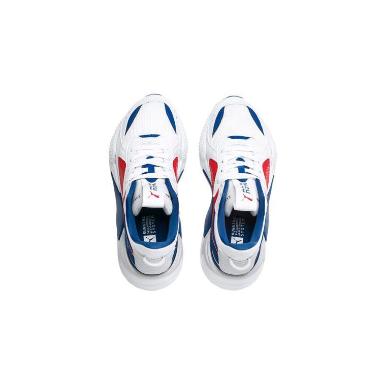 Puma RS X Hard Drive Comfortabele En Trendy Lage Sneakers Kind Lifestyle Schoenen Wit Blauw Tieners 370644-03