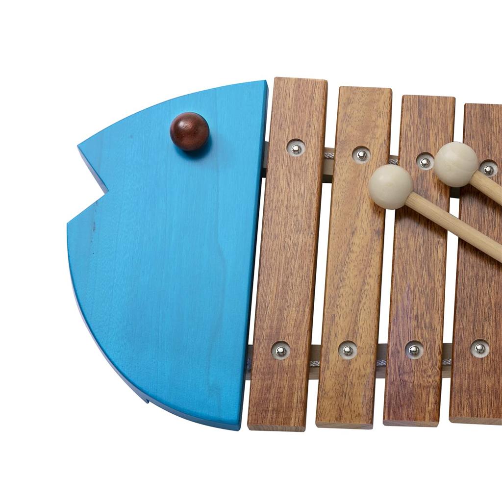 BorneLund Original Fish Xylophone Blue Around 1 and a Half Years Old BZ8000B