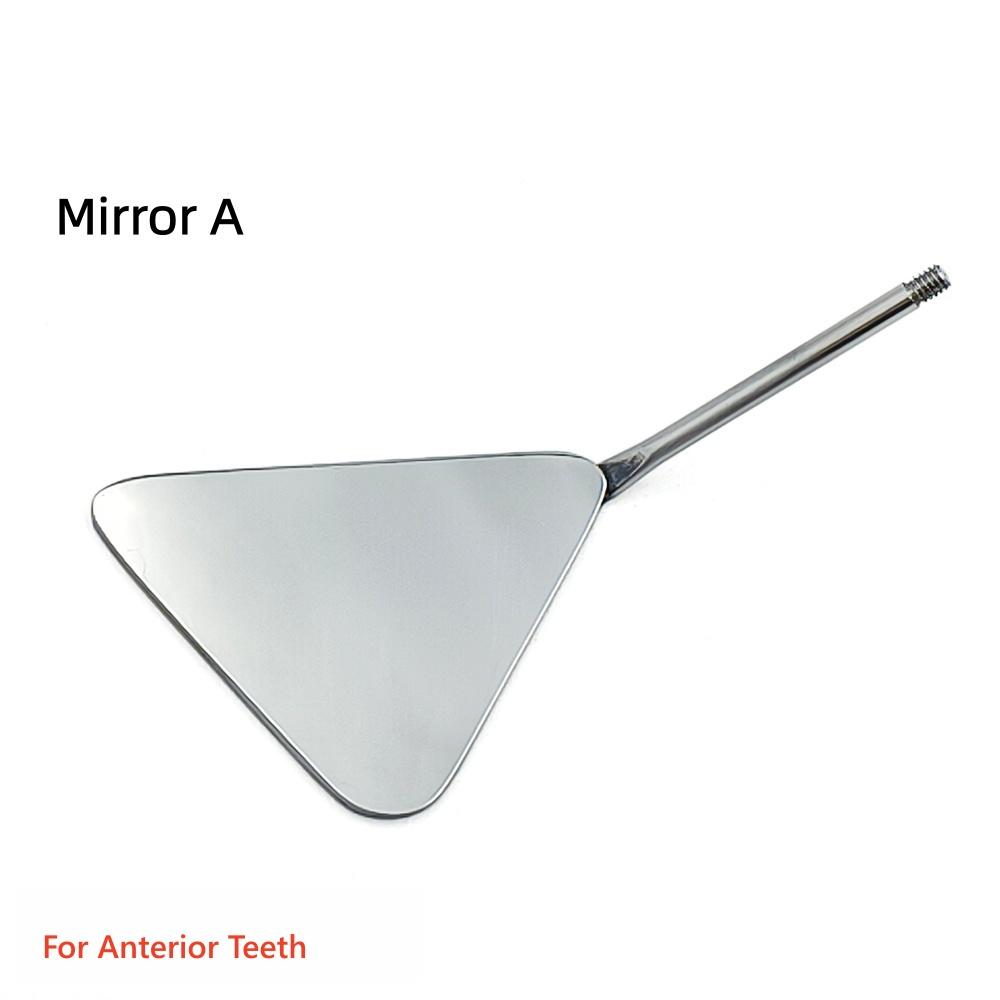Stainless Steel Double Faces Dental Photography Mirror Anterior and Posterior Dentistry Odontologia Orthodontic Oral Care Autoclavable.