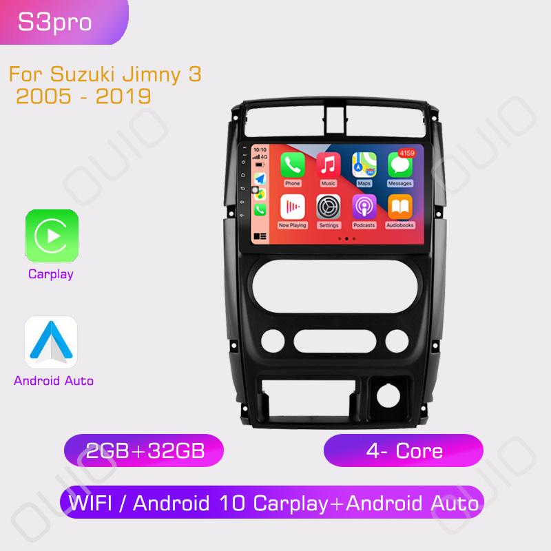 2din Android10 Car Radio Multimedia Player Carplay Auto GPS Navigation DSP NO DVD For Suzuki Jimny 2007 2008 2009 2010-2012