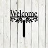 Hot-Selling Modern Metal Yard Welcome Stake – Bestseller Garden Decoration