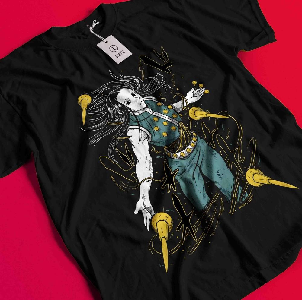 

Illumi Zoldyck T-Shirt Hisoka Tshirt Gon Hunter HXH Anime Shirt Netero Pitou AA331 S