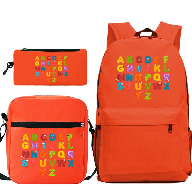 Game Alphabet Lore Alphabet Legend School Bag Backpack Shoulder Bag Pencil Case