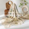 Silk scarf Korean atmosphere spring and summer new printing light mulberry silk silk scarf women's versatile big shawl