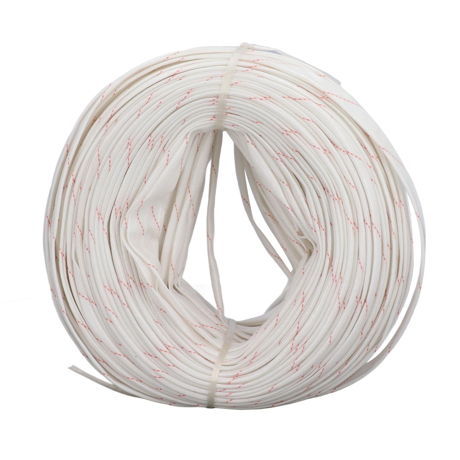 

Wire Shield Sleeve 100m Length 8mm Diameter Polyethylene Resin Coated Fiberglass Heat Wrap Wire