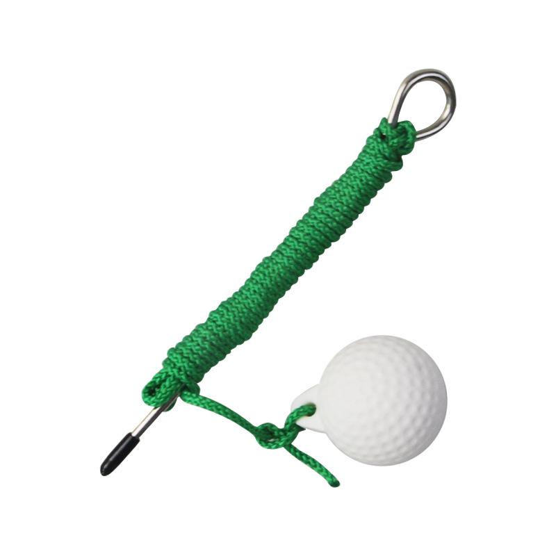 Rotating Golf Rope Ball Swing Practice Device