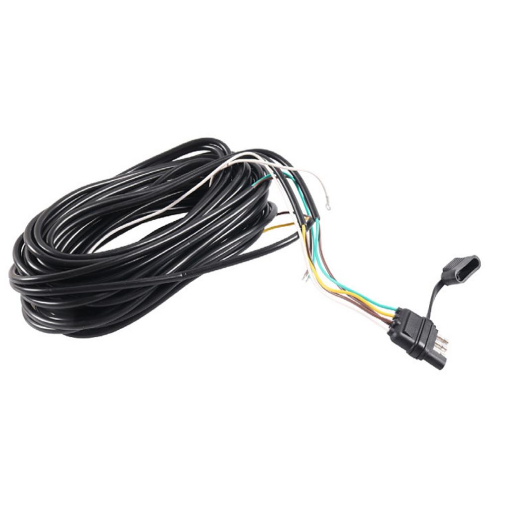 Professional 4 Pin 5 Wire Trailer Wiring Harness 26Ft With PVC Coating Protection For Campers Trailers