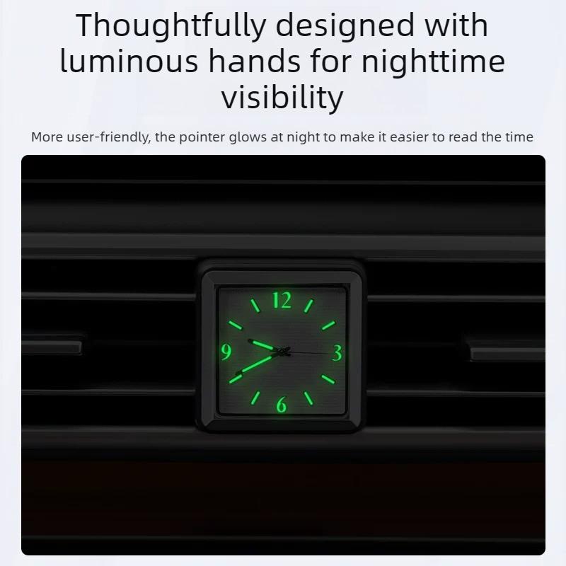 For Fits Li Auto L6 L7 L8 L9 / Mega Center Console Quartz Watch, Car Luminous Clock, Premium Interior Decoration Mod Accessories