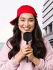 Universal Lavalier Street Reporter Microphone and Handheld Pole for Interviews