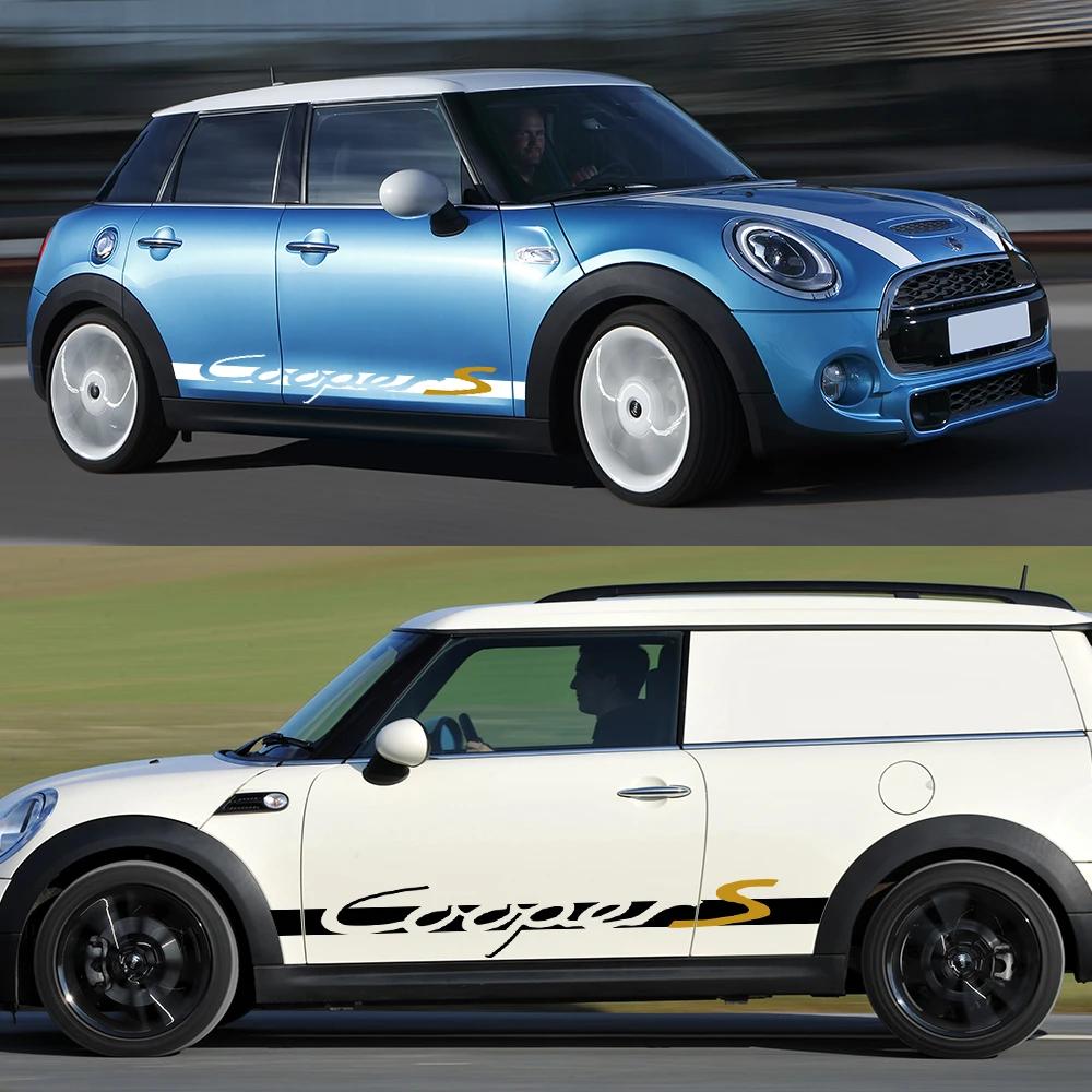 Car Door Side Stickers For MINI Cooper S JCW R55 R56 F55 F56 F57 F60 R60 R61 F54 Vinyl Decor Decal Auto Para Tuning Accessories
