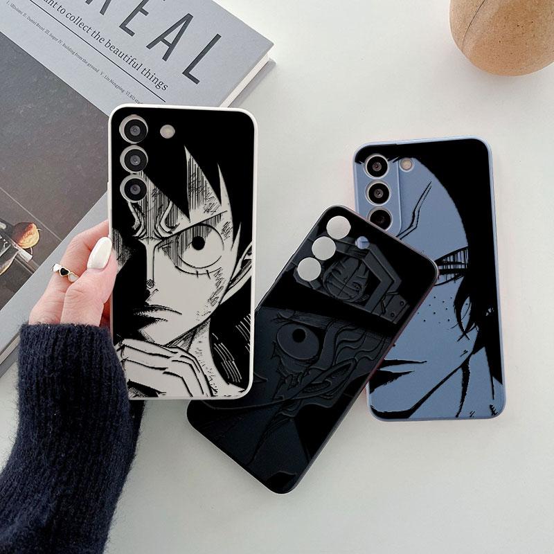 Ones Pieces Anime Luffy Phone Case For Samsung Galaxy S26 S25 Ultra S24 S23 S22 Plus S21 S20 FE S26 A37 A57 5G Silicone Cover