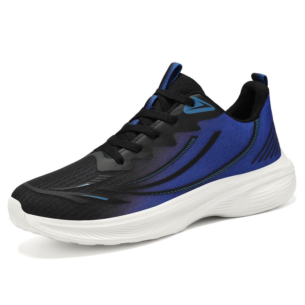 Sneakers men's one-piece hair generation men's shoes spring mesh shoes wholesale polyurethane soft-soled running shoes single shoes