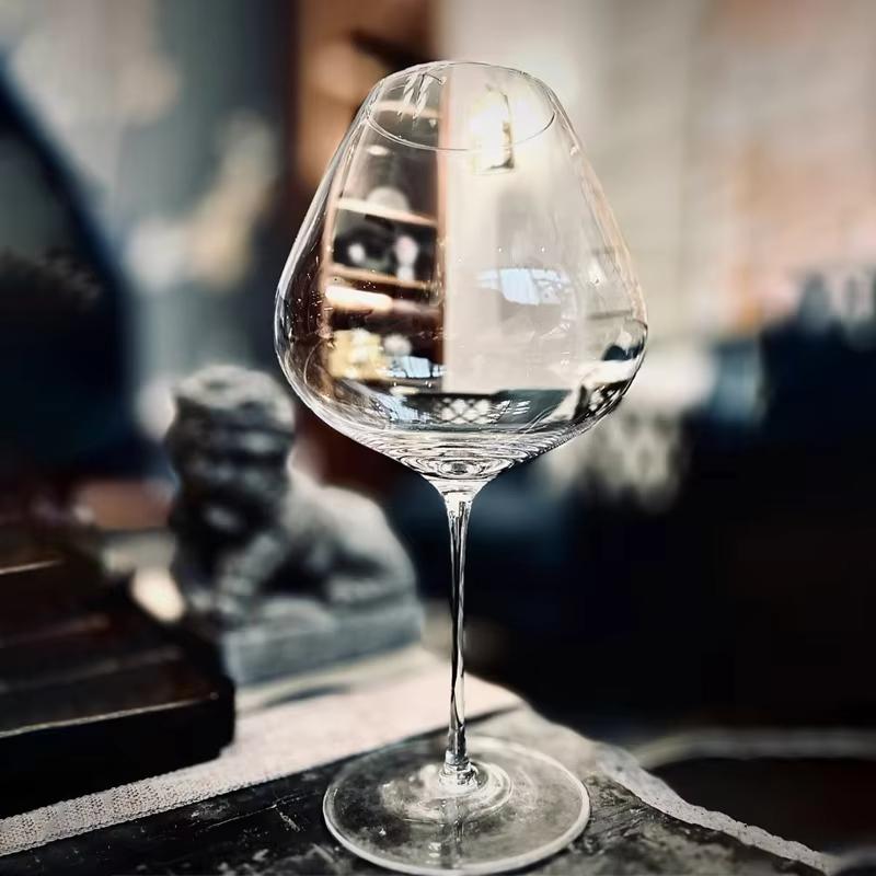1L Large Capacity Sydonios Style Upscale Burgundy Cup Crystal Handmade Extremely Thin Wine Glass Aroma Enlarge Goblet