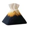 Tissue Box, Mountain Design, Soft Plush Storage Organizer, Multi-Purpose Foldable Tissue Holder for Home Office Car