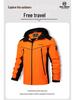 Vielseitige Herren Winddichte Kapuzenjacke für Frühling/Herbst, Outdoor Bergsteigen & Sport