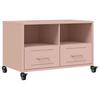 VidaXL TV Cabinet, Television Stand with Drawers and Shelves, TV Stand with Living Room Storage, Pink 846699