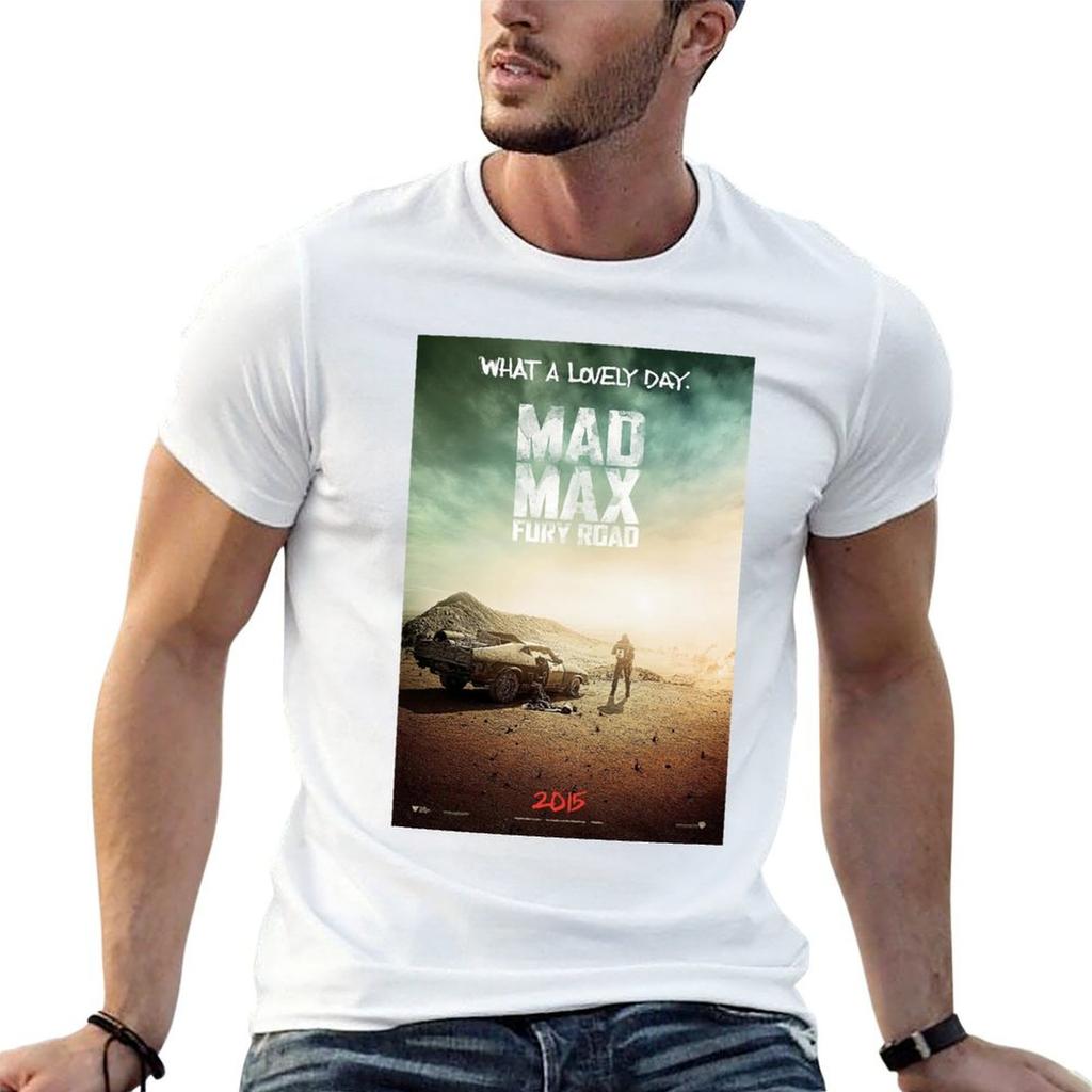 Wonderful Memory Mad Max Fury Road Movie Poster Graphic For Fan Tshirt Large Size Casual Tee Shirt