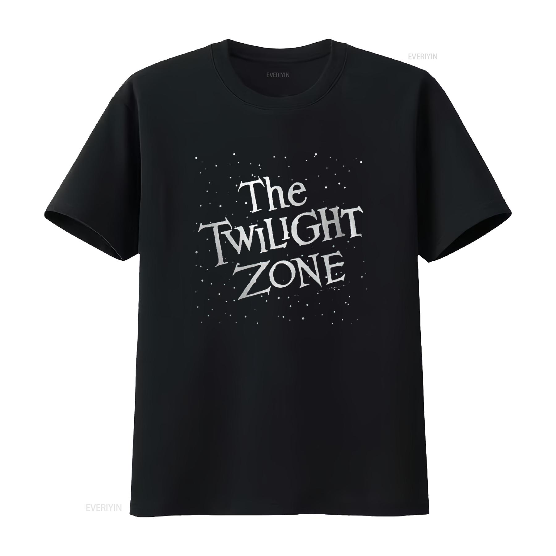 

Womens The Twilight Zone Dark T Shirt Black Small vintage Washed streetwear graphic Unisex Comfortable Top For Everyday Wear 4XL