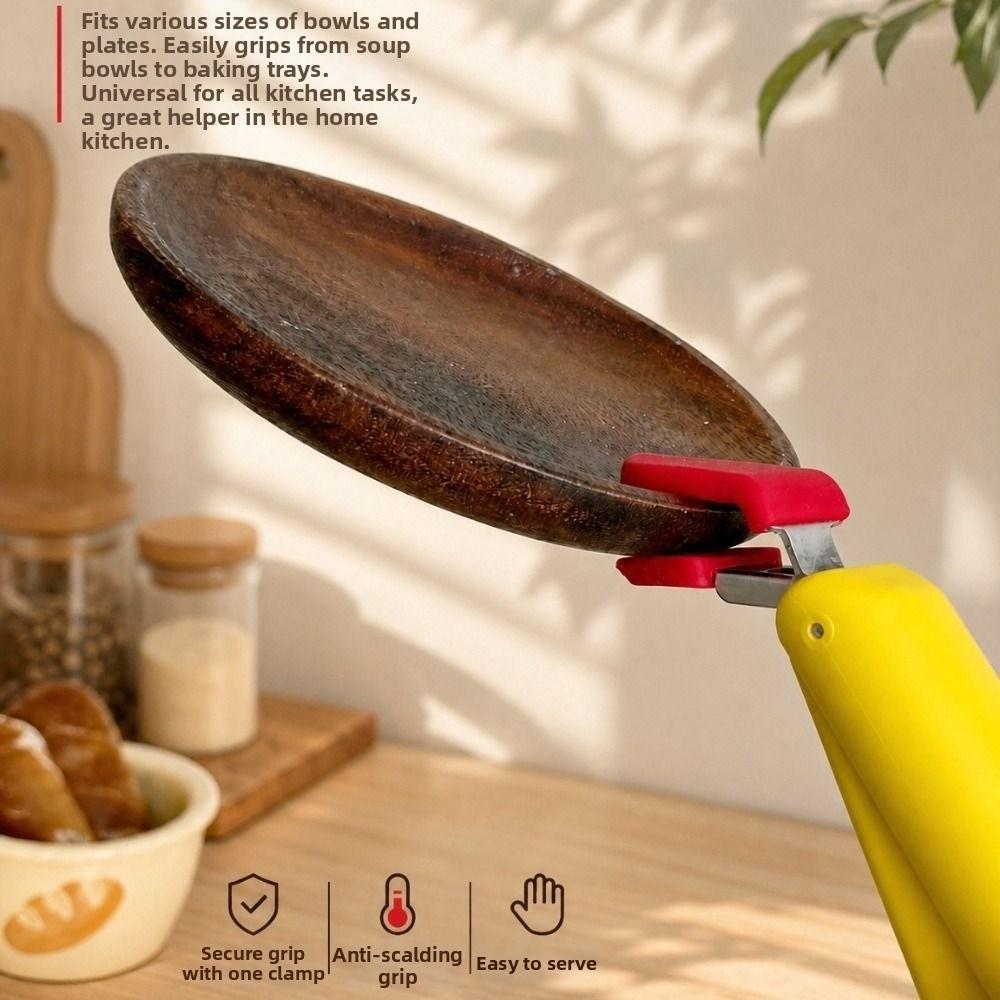 Non-Slip Anti-hot Bowl Plate Clips Creative Hot Bowl Gripper Anti Scalding Clip Food Preparation