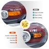 For Toyota FJ Cruiser 2007-2025 ABS Glossy Black Car Front Fog Light Bumper Frame Trim Headlight Cover Accessories