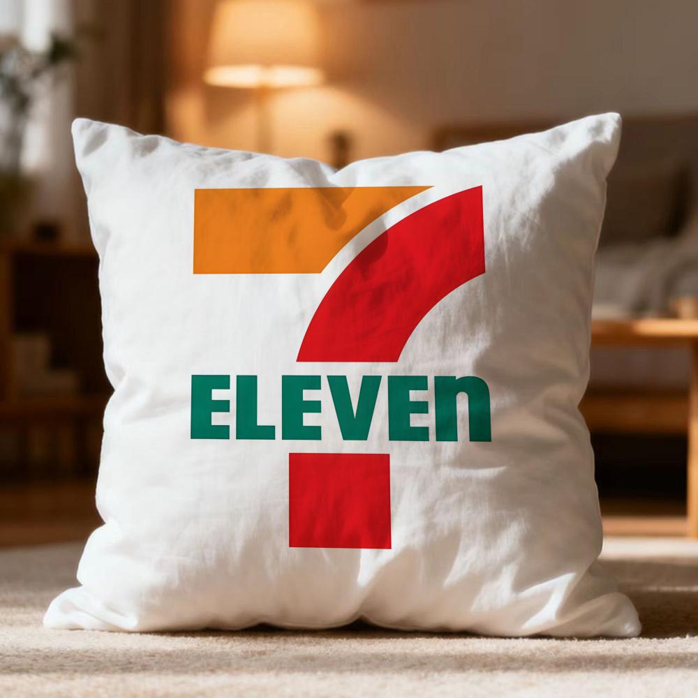 Popular S-S7-Eleven Cushion Cover Soft Washable Pillow Case Multi-Scene For Couch Bed Travel Office Use