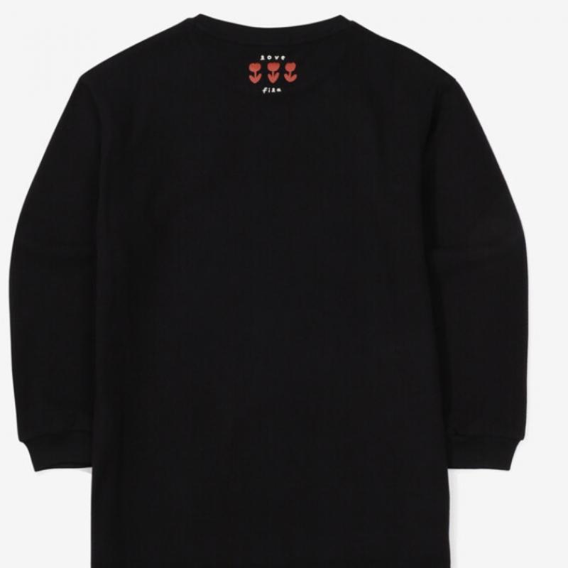 [fila Kids] Girls Soo Jin Long Tee  Fk2rlf3001f Blk  q0zFk2rlf3001fBlk