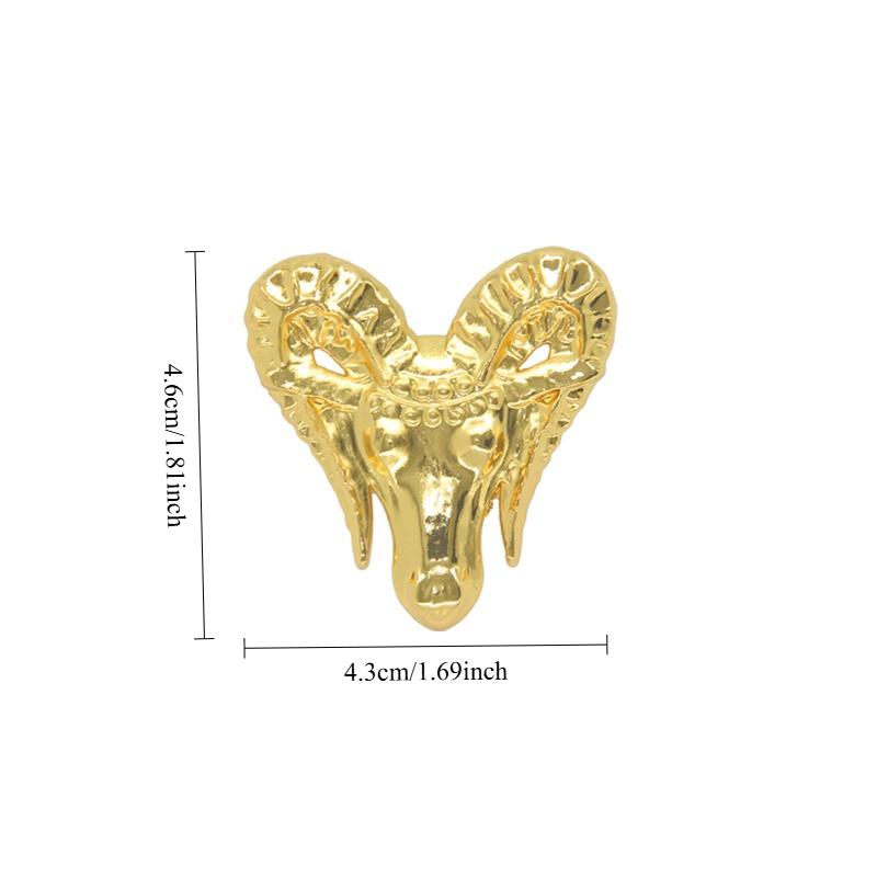 Twelve Zodiac Signs Brooch Unisex Alloy Badge Pin Fashionable and Versatile Clothing Backpack Scarf Accessories Brooch